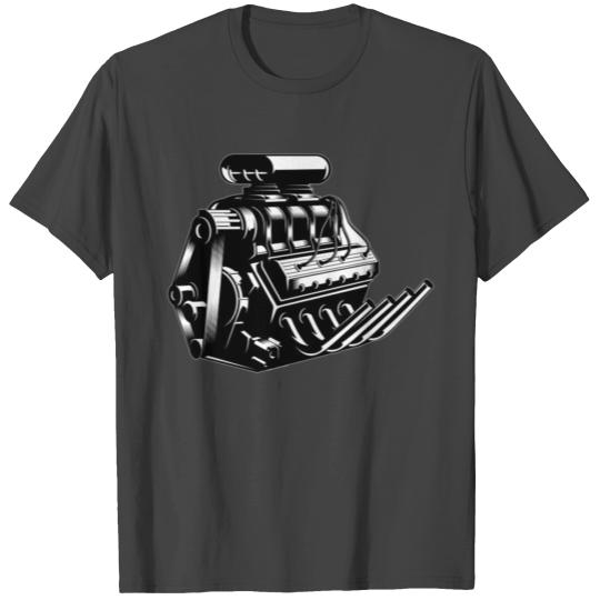 Hot Rod V8 Motor T Shirts