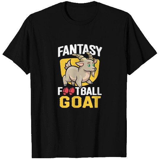 Fantasy Football Goat Champion Funny Apparel T Shirts