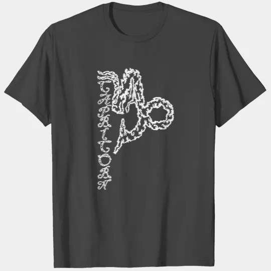 Lyrics png kalimat 37 ab CAPRICORN logo T Shirts