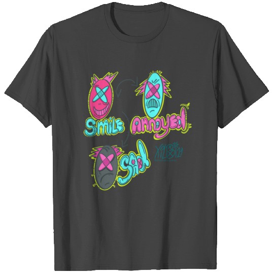 Smile, Sad and Annoyed T Shirts
