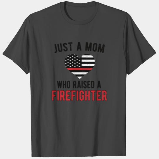 Firefighter Mom Thin Red Line Fire Mom Mother Gift T Shirts