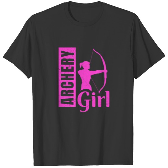 Archery Girl Archer Kids Gift Idea T-shirt