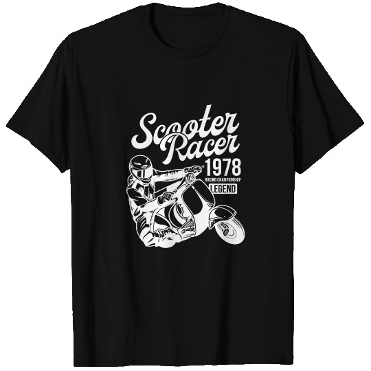 Scooter racer 1978 racing championship legend T Shirts