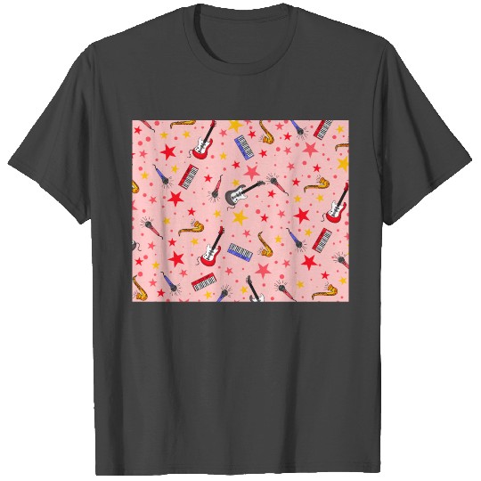 Band Pattern T Shirts