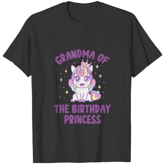Grandma Of The Birthday Princess, Birthday Party T Shirts