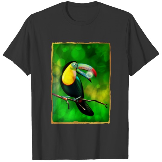 Colorful Toucan - Holding of the Celestial Sphere T Shirts