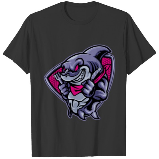 Evil shark T-shirt