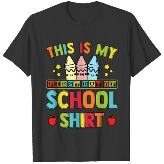 First Day Of School Shirt Back To School T-shirt