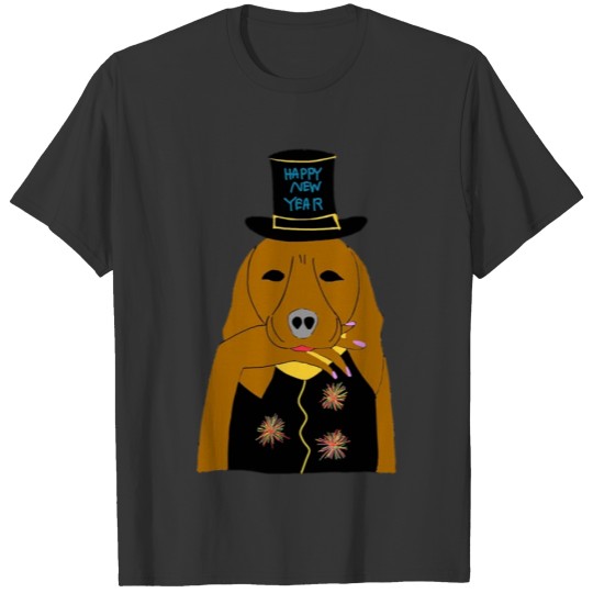 Happy New Year - Puppy New Year T-shirt