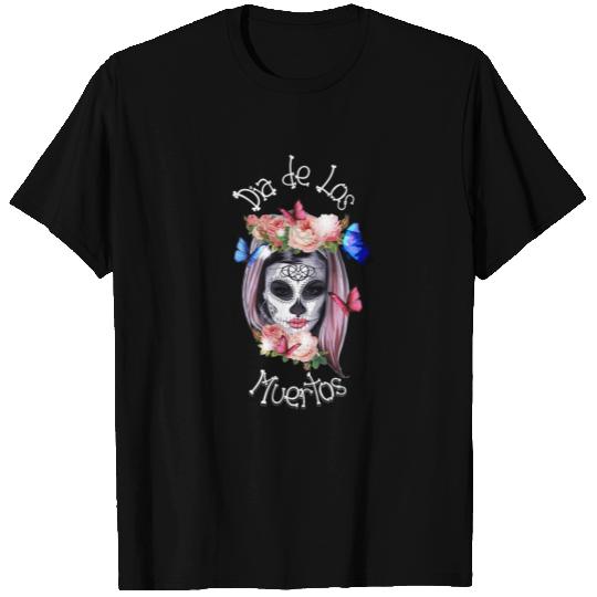 Dia de los Muertos- Sugar Candy Skull T Shirts