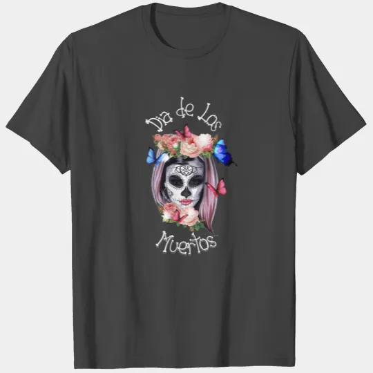 Dia de los Muertos- Sugar Candy Skull T Shirts