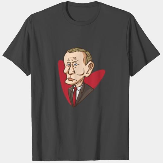 Politics Vladimir Putin Portrait T Shirts