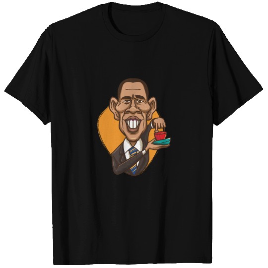 Politics Obama Pushing Button T Shirts