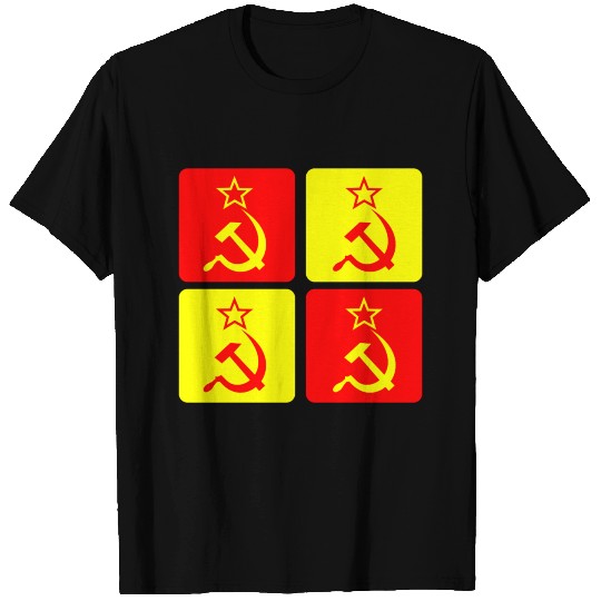 Soviet Union Design with Hammer and Sickle T Shirts