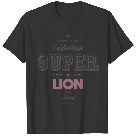 L authentique super lion T-shirt