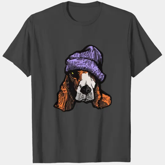 cool orange dog T Shirts