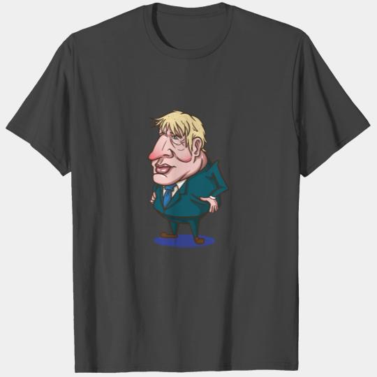 Politics Caricature Boris Johnson T Shirts