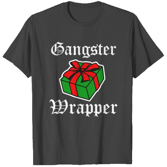 Gangster Wrapper T Shirts Christmas Funny