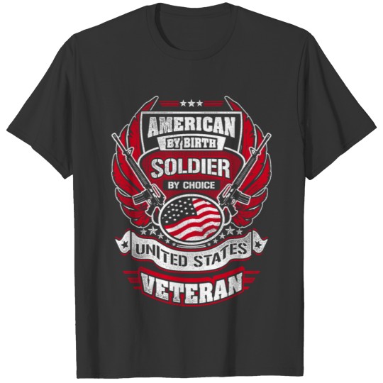 Veteran American By Birth T-shirt