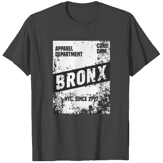 Bronx typography T Shirts