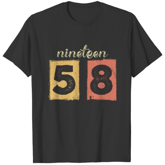 Vintage Birthday 1958 Vintage T-shirt