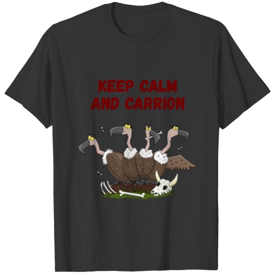 Funny vultures humour cartoon T-shirt