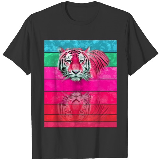 Tiger reflected in water T-shirt