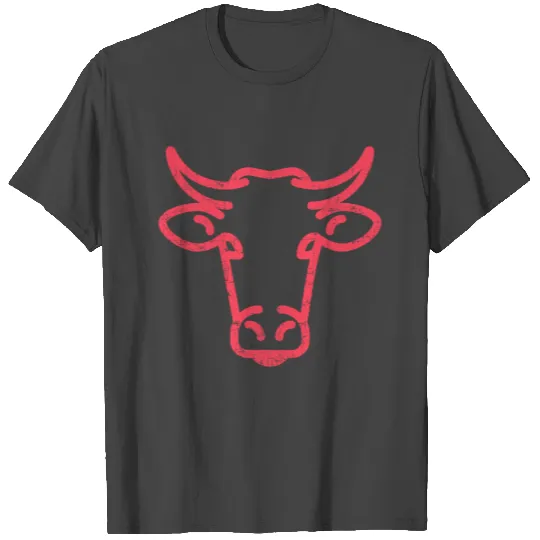Cow Head Farm Animals T Shirts