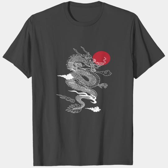Japanese Dragon Asia Fantasy T Shirts