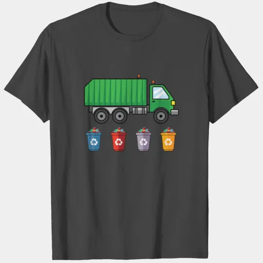 Dump Truck Recycling Trash Truck Garbage Truck Shi T Shirts
