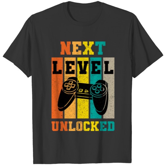 Next level unlocked typography T-shirt