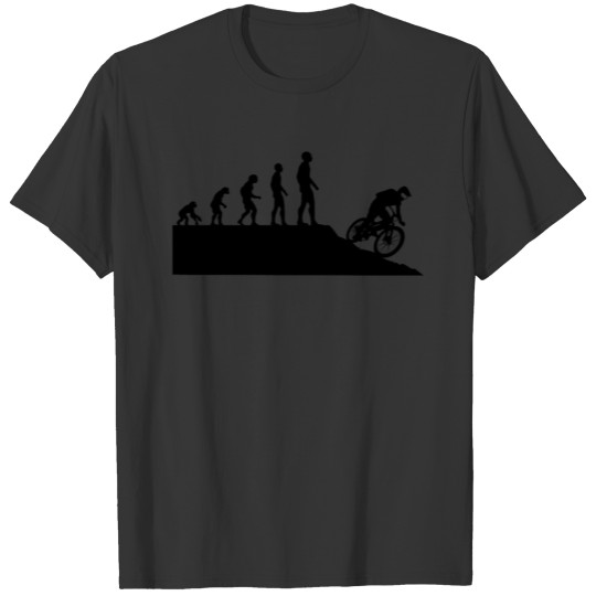 Downhill Mountain Biking MTB Evolution Gift T-shirt