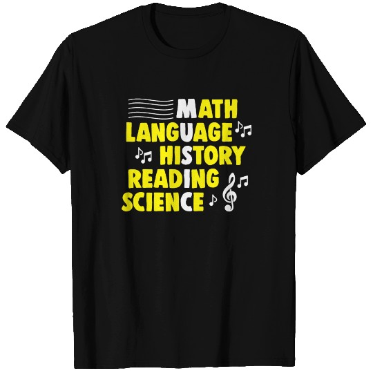 Cute Music Teacher Apparel T Shirts