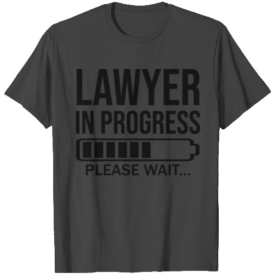 Future Lawyer In Progress Law School Graduation T Shirts
