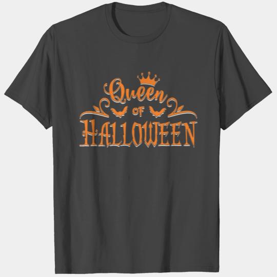 Queen Of Halloween Funny Witch T Shirts