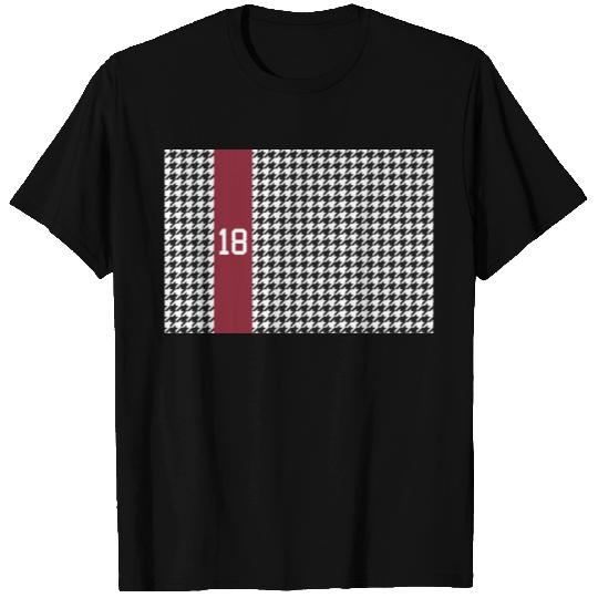 Albm Houndstooth Crimson 18 T Shirts