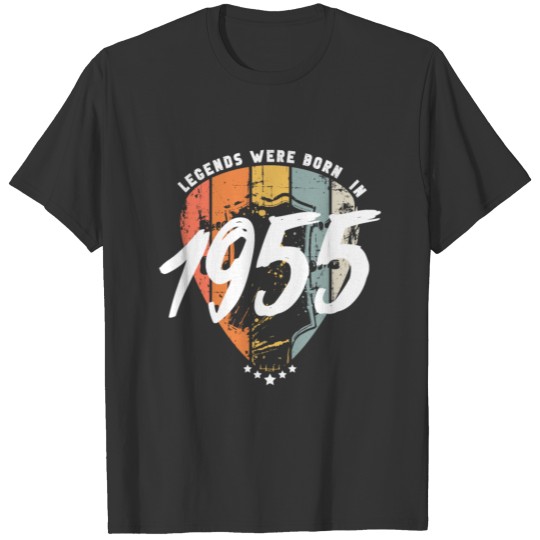 1955 Birthday Guitar Guitarist T Shirts