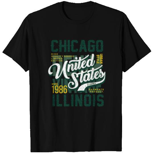Chicago illinois united states T Shirts