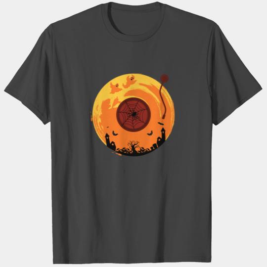 Halloween Vinyl Turntable Music Record Player T Shirts