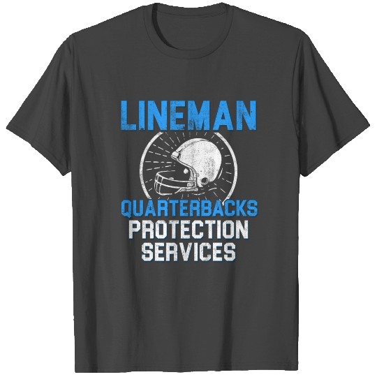 Football Lineman Protection Offensive Defensive T Shirts