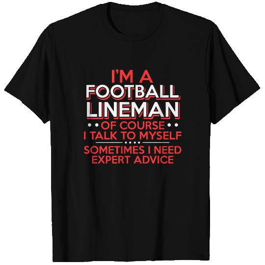 Football Lineman Expert Offensive Defensive T Shirts