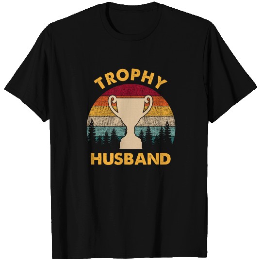 Vintage Trophy Husband Funny Husband Gift T Shirts