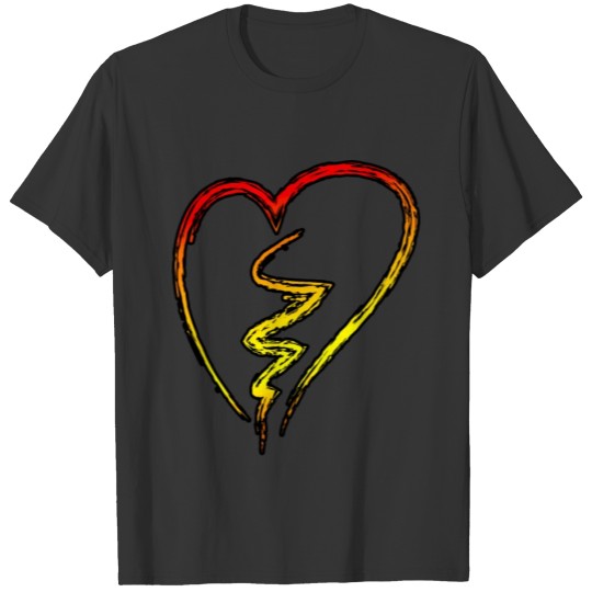 Abstract Love - Abstract Heart T Shirts