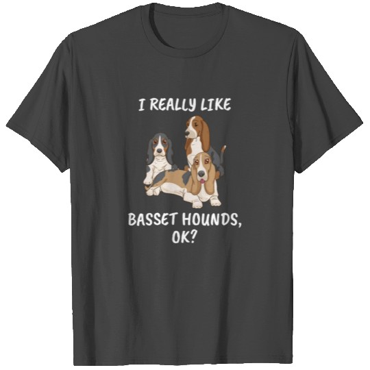 Basset Hound Gift Men Dog Lover Dog Basset Hound T Shirts