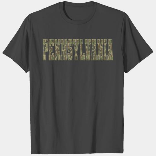 Soldier Pennsylvania Military Camo T Shirts