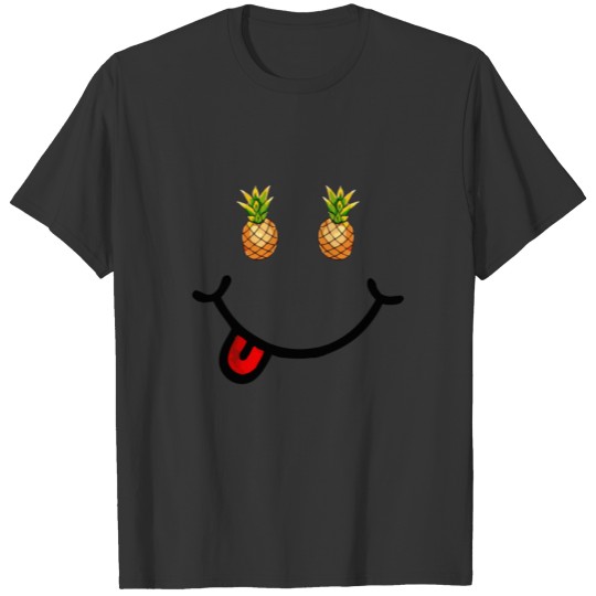 Pineapple & Smile (= face) T-shirt
