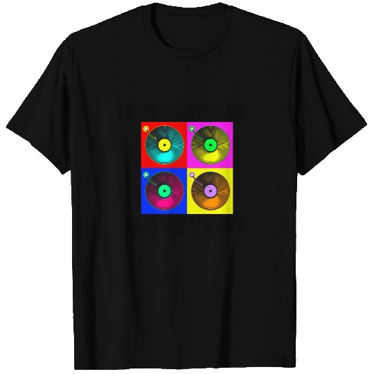 Vinyl Records LP Collector Record Lover Gift T Shirts