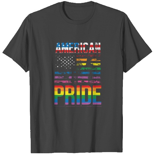 American Pride LGBT Patriot Gay Lesbian Patriotic T Shirts