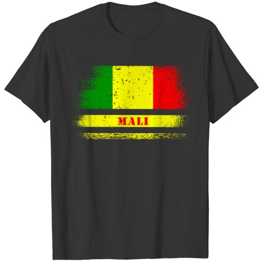 Mali flags design/ gift idea T-shirt