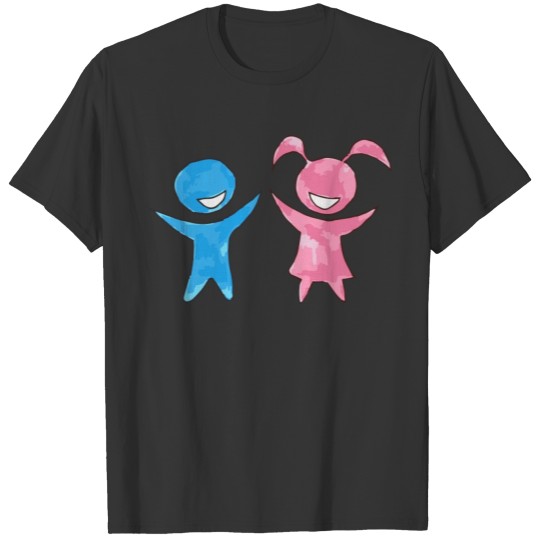 Blue Boy | Pink Girl T-shirt
